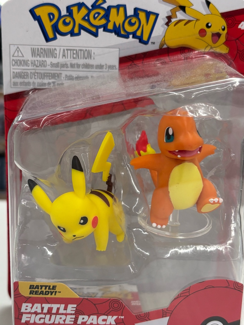 Pokemon Toys Battle Figure Pack - Yellow Pikachu & Orange Charmander